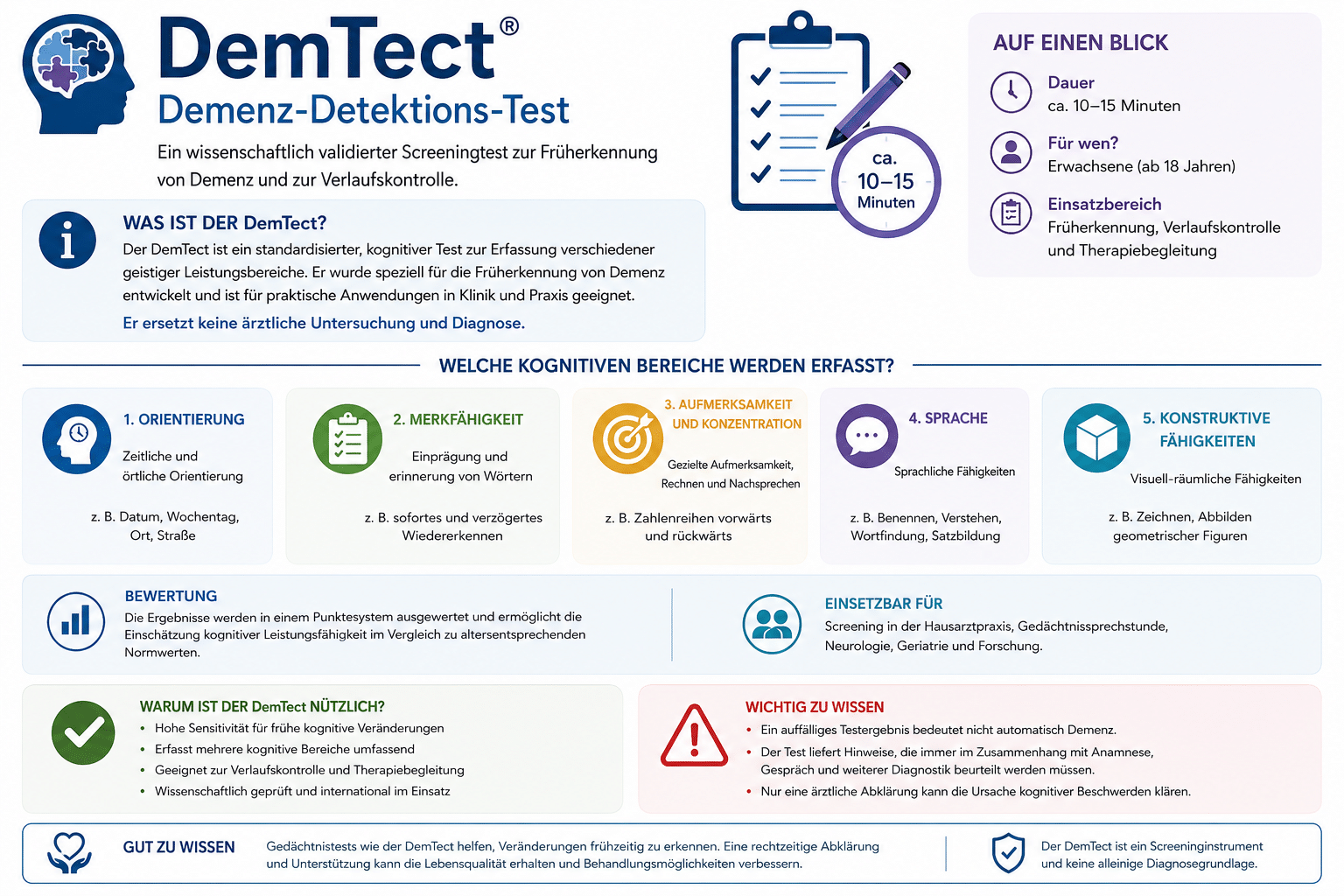 DemTect Demenztest