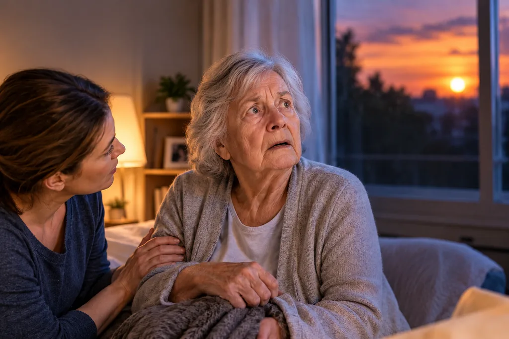 Sundowning, Demenz abends unruhig